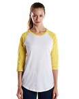 Ladies' 4.3 oz., 3/4-Sleeve Baseball Raglan