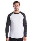 Men's 4.3 oz. Long-Sleeve Triblend Baseball Raglan