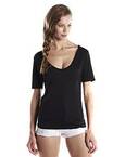 Ladies' 2.5 oz. Short-Sleeve Deep Scoop Neck Blouse