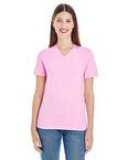 Ladies' Fine Jersey Short-Sleeve Classic V-Neck