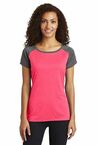 Sport-Tek  Ladies Heather-On-Heather Contender  Scoop Neck Tee