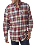 Men's Tall Yarn-Dyed Flannel Shirt