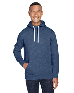 Adult Melange Fleece Pullover Hood