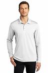 Port Authority  Dry Zone  UV Micro-Mesh Long Sleeve Polo