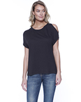 Ladies' Cotton/Modal Open Shoulder