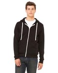 Unisex Triblend Sponge Fleece Full-Zip Hoodie