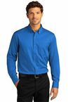 Port Authority Long Sleeve SuperPro React Twill Shirt