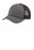 Port Authority  5-Panel Twill Foam Trucker Cap | Charcoal/ Black