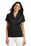 Port Authority Ladies Performance Fine Jacquard Polo | Black