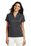 Port Authority Ladies Performance Fine Jacquard Polo | Grey Smoke