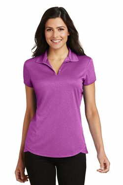 Port Authority Ladies Trace Heather Polo