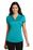 Port Authority Ladies Trace Heather Polo | Tropic Blue Heather