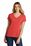 Port & Company  Ladies Tri-Blend V-Neck Tee | Bright Red Heather