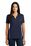 Sport-Tek Ladies Contrast PosiCharge Tough Polo | True Navy/ Heather Grey