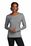 Sport-Tek  Ladies Exchange 1.5 Long Sleeve Crew | Grey Heather