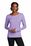 Sport-Tek  Ladies Exchange 1.5 Long Sleeve Crew | Hyacinth Heather