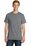 Port & Company Essential Pigment-Dyed Pocket Tee | Pewter