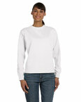 Ladies' 10 oz. Garment-Dyed Wide-Band Fleece Crew